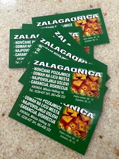 Zalagaonica Kikinda — poslovnica · Miloša Velikog 18 (foto 3)